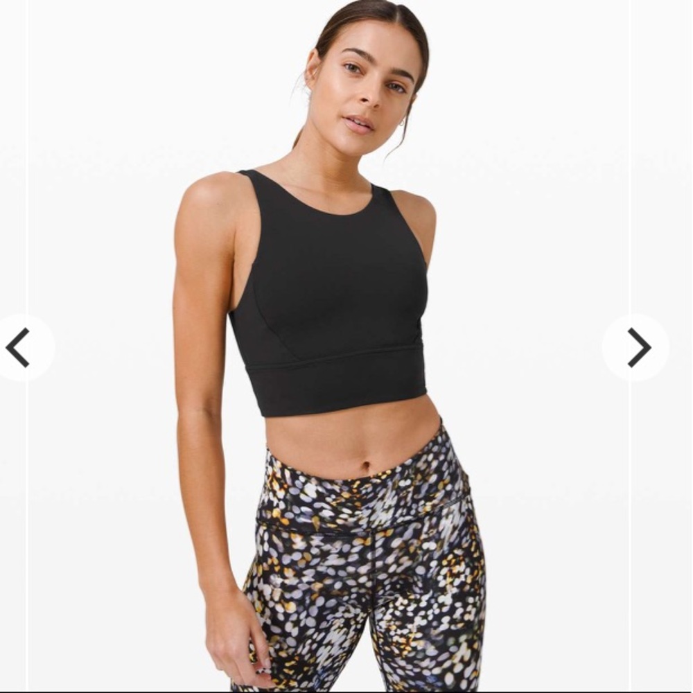 Lululemon Stronger As One Longline bra in black